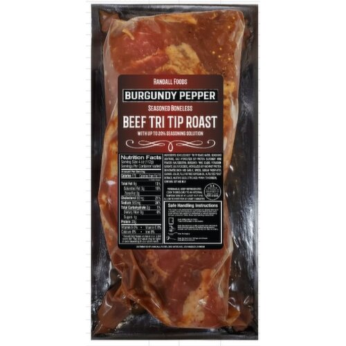 Burgundy Pepper Seasoned Beef Tri Tip Roast